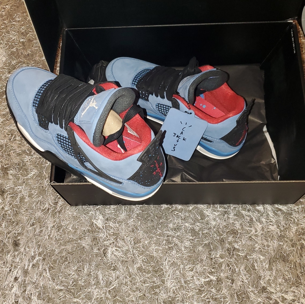 Travis Scott,  Cactus Jack, Retro 4s, Size 7